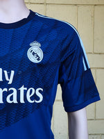 SPANISH LA LIGA REAL MADRID 2014-2015 FIFA CLUB WORLD CUP CHAMPION JERSEY ADIDAS CASILLAS 1 GOALKEEPER  SHIRT CAMISETA L