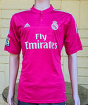 SPANISH LA LIGA REAL MADRID 2014-2015 FIFA CLUB WORLD CUP CHAMPION JERSEY ADIDAS SERGIO RAMOS 4 AWAY SHIRT CAMISETA L