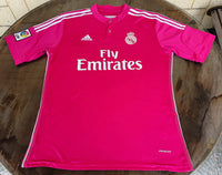 SPANISH LA LIGA REAL MADRID 2014-2015 FIFA CLUB WORLD CUP CHAMPION JERSEY ADIDAS SERGIO RAMOS 4 AWAY SHIRT CAMISETA L