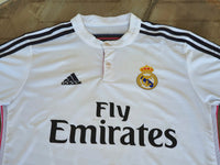 SPANISH LA LIGA REAL MADRID 2014-2015 FIFA CLUB WORLD CUP CHAMPION JERSEY ADIDAS RONALDO 7 HOME SHIRT CAMISETA S