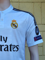 SPANISH LA LIGA REAL MADRID 2014-2015 FIFA CLUB WORLD CUP CHAMPION JERSEY ADIDAS HOME SHIRT CAMISETA S