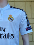 SPANISH LA LIGA REAL MADRID 2014-2015 FIFA CLUB WORLD CUP CHAMPION JERSEY ADIDAS HOME SHIRT CAMISETA S