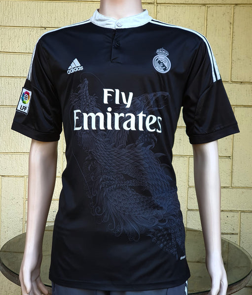 SPANISH LA LIGA REAL MADRID 2014-2015 FIFA CLUB WORLD CUP CHAMPION JERSEY ADIDAS THIRD SHIRT CAMISETA XL
