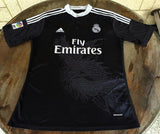 SPANISH LA LIGA REAL MADRID 2014-2015 FIFA CLUB WORLD CUP CHAMPION JERSEY ADIDAS THIRD SHIRT CAMISETA XL