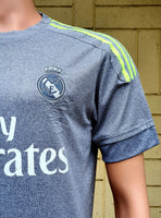 SPANISH LA LIGA REAL MADRID 2015-2016 UEFA CHAMPIONS LEAGUE CHAMPION JERSEY ADIDAS AWAY SHIRT CAMISETA S