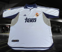 SPANISH LA LIGA REAL MADRID 2000 -2001 LA LIGA CHAMPION RAUL 10 HOME JERSEY ADIDAS SHIRT CAMISETA LARGE