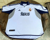SPANISH LA LIGA REAL MADRID 2000-2001 LA LIGA CHAMPION HOME JERSEY ADIDAS SHIRT CAMISETA EXTRA LARGE