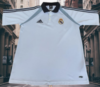 SPANISH LA LIGA REAL MADRID 2004-2005 TRAINING JERSEY ADIDAS SHIRT CAMISETA MEDIUM # 368131