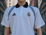 SPANISH LA LIGA REAL MADRID 2004-2005 TRAINING JERSEY ADIDAS SHIRT CAMISETA MEDIUM # 368131