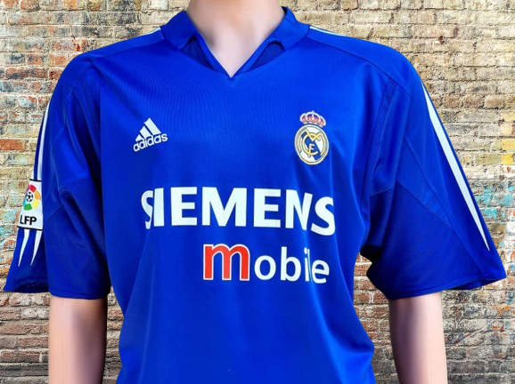 SPANISH LA LIGA REAL MADRID 2004-2005 LA LIGA 2ND PLACE MORIENTES