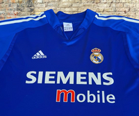 SPANISH LA LIGA REAL MADRID 2004-2005 LA LIGA 2ND PLACE MORIENTES 8 THIRD JERSEY ADIDAS SHIRT CAMISETA XL  #367817