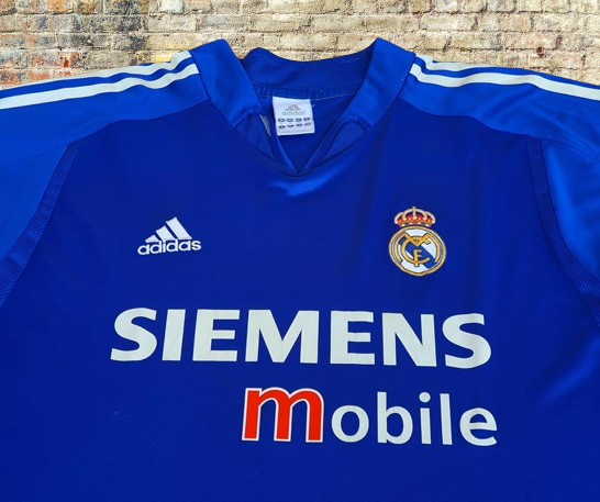 Real madrid siemens mobile jersey sales