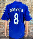 SPANISH LA LIGA REAL MADRID 2004-2005 LA LIGA 2ND PLACE MORIENTES 8 THIRD JERSEY ADIDAS SHIRT CAMISETA XL  #367817