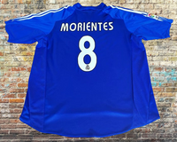 SPANISH LA LIGA REAL MADRID 2004-2005 LA LIGA 2ND PLACE MORIENTES 8 THIRD JERSEY ADIDAS SHIRT CAMISETA XL  #367817