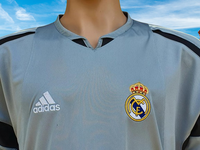 SPANISH LA LIGA REAL MADRID 2004-2005 LA LIGA OWEN 11 TRAINING JERSEY ADIDAS SHIRT CAMISETA  MEDIUM  # 368231