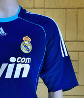 SPANISH LA LIGA REAL MADRID 2008-2009 SUPER COPA DE ESPANA CHAMPION JERSEY ADIDAS VAN DER VAART 23 AWAY SHIRT CAMISETA XL