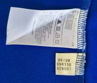 SPANISH LA LIGA REAL MADRID 2008-2009 SUPER COPA DE ESPANA CHAMPION JERSEY ADIDAS VAN DER VAART 23 AWAY SHIRT CAMISETA XL
