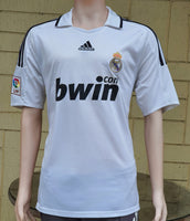 SPANISH LA LIGA REAL MADRID 2008-2009 SUPER COPA DE ESPANA CHASPANISH LA LIGA REAL MADRID 2008-2009 SUPER COPA DE ESPANA CHAMPION JERSEY ADIDAS HOME SHIRT CAMISETA LMPION JERSEY ADIDAS HOME SHIRT CAMISETA L