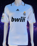 SPANISH LA LIGA REAL MADRID 2008-2009 SUPERCOPA CHAMPION v. NISTELROOY 17 HOME JERSEY ADIDAS SHIRT L # 315118
