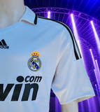 SPANISH LA LIGA REAL MADRID 2008-2009 SUPERCOPA CHAMPION v. NISTELROOY 17 HOME JERSEY ADIDAS SHIRT L # 315118