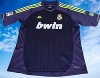 SPANISH LA LIGA REAL MADRID 2012-2013 SUPER COPA DE ESPANA CHAMPION AWAY JERSEY ADIDAS SHIRT CAMISETA LARGE # X21992