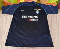 ITALIAN CALCIO S.S. LAZIO 2001-2002 QUARTER FINALS COPPA ITALIA TRAINING JERSEY PUMA SHIRT MEDIUM