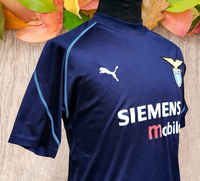 ITALIAN CALCIO S.S. LAZIO 2001-2002 QUARTER FINALS COPPA ITALIA TRAINING JERSEY PUMA SHIRT MEDIUM