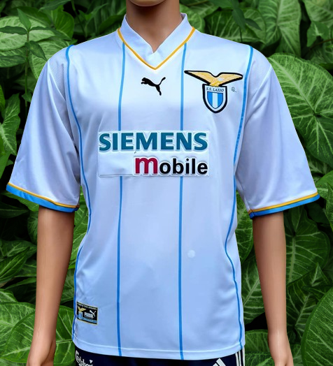 PUMA S.S. LAZIO 02-03 AWAY NO.25 CHIESA 2002 03 Lazio Away PUMA S.S. LAZIO 02-03 AWAY NO.25 CHIESA 2002 03 Lazio Away