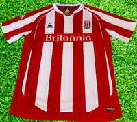 ENGLISH PREMIER STOKE CITY 2009-2010 TONY PULIS FA CUP QUARTER FINALS HOME LE COQ SPORTIF JERSEY SHIRT MEDIUM # BUS003