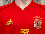 SPAIN 2004 EURO QUARTER-FINALS LEGENDARY RAUL 7 HOME JERSEY ADIDAS SHIRT CAMISETA  MEDIUM  # 348273