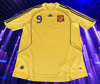 SPAIN 2008 EURO PRE-CHAMPION LEGENDARY TORRES 9 HOME JERSEY ADIDAS SHIRT CAMISETA MEDIUM  # 614175