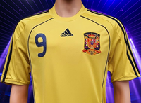 SPAIN 2008 EURO PRE-CHAMPION LEGENDARY TORRES 9 HOME JERSEY ADIDAS SHIRT CAMISETA MEDIUM  # 614175