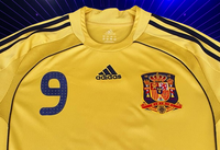 SPAIN 2008 EURO PRE-CHAMPION LEGENDARY TORRES 9 HOME JERSEY ADIDAS SHIRT CAMISETA MEDIUM  # 614175