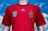 SPAIN 2014 WORLD CUP QUALIFICATION HOME JERSEY ADIDAS CLIMACOOL SHIRT CAMISETA MEDIUM  # G85279