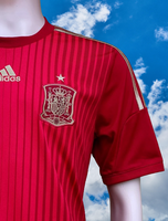 SPAIN 2014 WORLD CUP QUALIFICATION HOME JERSEY ADIDAS CLIMACOOL SHIRT CAMISETA MEDIUM  # G85279