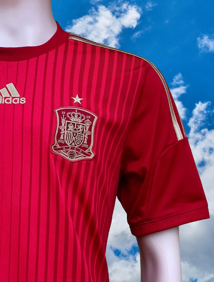 adidas Spain 2014 World Cup Qualification Home Jersey