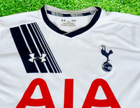 ENGLISH PREMIER TOTTENHAM HOTSPUR 2015-2016 3RD EPL TOP GOALSCORER HARRY KANE HOME UNDER ARMOUR JERSEY SHIRT LARGE STYLE # 1258144