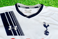 ENGLISH PREMIER TOTTENHAM HOTSPUR 2015-2016 3RD EPL TOP GOALSCORER HARRY KANE HOME UNDER ARMOUR JERSEY SHIRT LARGE STYLE # 1258144