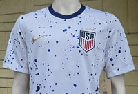 USA 2023 WORLD CUP WHITE SPLATTER 4 STAR HOME JERSEY NIKE SHIRT # DR3972-101  L,M,S