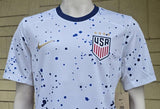 USA 2023 WORLD CUP WHITE SPLATTER 4 STAR HOME JERSEY NIKE SHIRT # DR3972-101  L,M,S