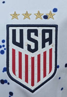 USA 2023 WORLD CUP WHITE SPLATTER 4 STAR HOME JERSEY NIKE SHIRT # DR3972-101  L,M,S