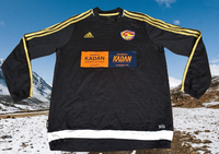 JAPAN J-LEAGUE VEGALTA SENDAI 2015 PULL OVER LONGSLEEVES TRAINING  ADIDAS SHIRT ジャージーシャツ  XO
