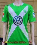 GERMAN BUNDESLIGA VFL WOLFSBURG 2014-2015 DFB-POKAL ZHANG 29 HOME KAPPA JERSEY SHIRT TRIKOT LARGE   SOLD!!!