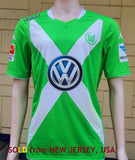 GERMAN BUNDESLIGA VFL WOLFSBURG 2014-2015 DFB-POKAL ZHANG 29 HOME KAPPA JERSEY SHIRT TRIKOT LARGE   SOLD!!!