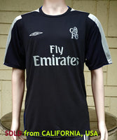 ENGLISH PREMIER CHELSEA 2004-05 PREMIER LEAGUE & LEAGUE CUP CHAMPION JERSEY AUTHENTIC UMBRO AWAY SHIRT L   SOLD OUT!!