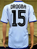 ENGLISH PREMIER CHELSEA 2004-2005 PREMIER LEAGUE & LEAGUE CUP CHAMPION DROGBA 11 UMBRO JERSEY SHIRT LARGE