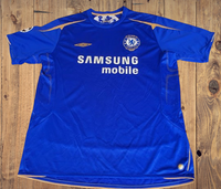 ENGLISH PREMIER CHELSEA 2005-06 PREMIER LEAGUE & FA COMMUNITY SHIELD CHAMPION HOME UMBRO JERSEY SHIRT XL