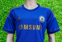 ENGLISH PREMIER CHELSEA 2012-13 UEFA EUROPA LEAGUE CHAMPION HOME ADIDAS JERSEY SHIRT CAMISETA MEDIUM # X23745