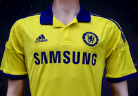 ENGLISH PREMIER CHELSEA 2014-15 ENGLISH PREMIER LEAGUE & CUP CHAMPION AWAY ADIDAS JERSEY SHIRT SMALL # M37745