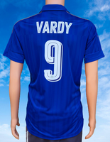 ENGLISH PREMIER LEICESTER CITY FC 2016-2017 COMMUNITY SHIELD LEAGUE RUNNER-UP JAMIE VARDY 9 PUMA HOME JERSEY SHIRT MEDIUM